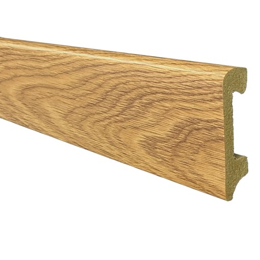 05ZOIN147501466 Varilla Zócalo Resistente al Agua Top Round Roble Cobre 14mm x 75mm x 2400mm - Imagen 1