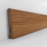 Caja Zócalo de Melamina Roble América 12mm x 60mm x 2750mm x 10 unidades