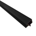 Perfil de Terminación Corner Revestimiento Exterior Co-Extruded G07 Charcoal