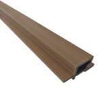 Perfil de Terminación End Revestimiento Exterior Co-Extruded G04 Teak