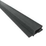 Perfil de Terminación End Revestimiento Exterior Co-Extruded G06 Silver Grey