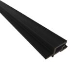 Perfil de Terminación End Revestimiento Exterior Co-Extruded G07 Charcoal