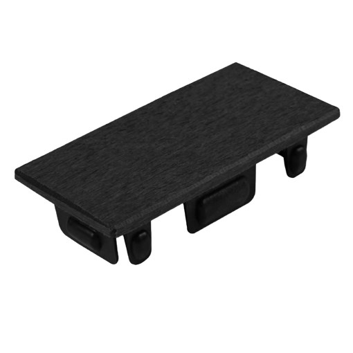 06VIHLAA4590003 Terminación de Viga Co-Extruded G07 Charcoal 45mm x 90mm - Imagen 1