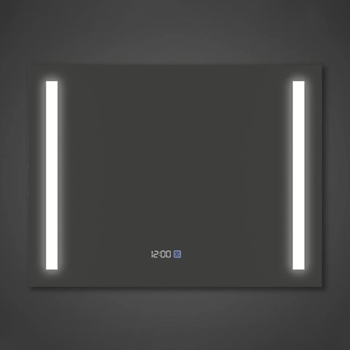 08HAESP5000K306 Espejo Led con Reloj K306 800mm x 600mm - Imagen 1