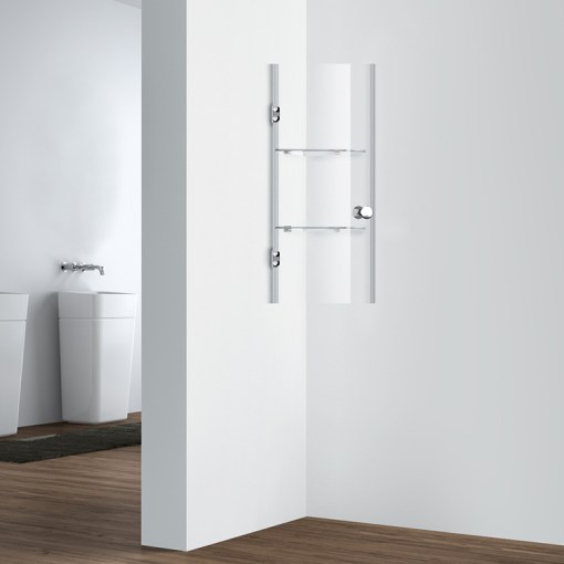 09HKM03000A1006 Estante de Baño de Vidrio con Puerta A1006 - Imagen 1