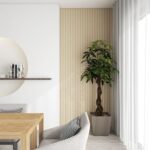 Revestimiento de Pared Interior Flat Crema