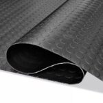 Piso de Goma Moneda Negro 3mm en Rollo 10 m2 - Imagen 3