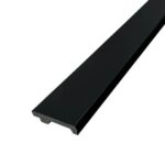 Perfil de Terminación Revestimiento Interior Flat Negro - Imagen 3