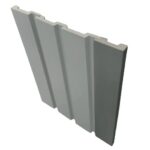 Perfil de Terminación Revestimiento Interior Flat Gris Satinado - Imagen 2