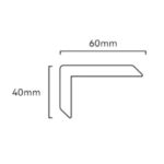Perfil de Terminación en L Revestimiento Exterior Co-Extruded G02 Antique - Imagen 3