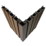 Perfil de Terminación Corner Revestimiento Exterior Co-Extruded G04 Teak - Imagen 2