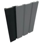 Perfil de Inicio Revestimiento Interior Flat Negro - Imagen 2