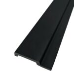 Perfil de Inicio Revestimiento Interior Flat Negro - Imagen 3