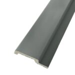 Perfil de Inicio Revestimiento Interior Flat Gris Satinado - Imagen 3