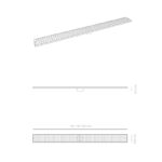 Rejilla Lineal Moderna 6,8cm x 70cm G-T070FX - Imagen 4