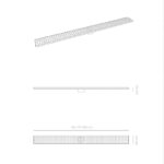 Rejilla Lineal Moderna 6,8cm x 60cm G-T060FX - Imagen 3
