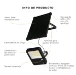 Reflector Solar Led con Control Remoto 9000LM / 600W - Imagen 3