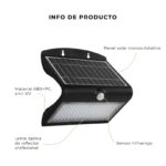 Reflector Solar Led de Pared 850LM / 80W - Imagen 3