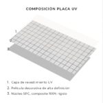 Placas UV Damero Blanco - Imagen 5