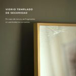 Espejo Rectangular con Soporte - Dorado - Imagen 2