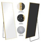 Espejo Rectangular con Soporte - Dorado - Imagen 4