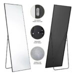 Espejo Rectangular con Soporte - Negro - Imagen 4