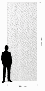 Placa 3D Geo – White - Imagen 3