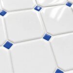 Cerámica autoadhesiva - Square Azul x10 unidades