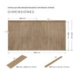 Revestimiento de Interior Stripe Roble - Imagen 3